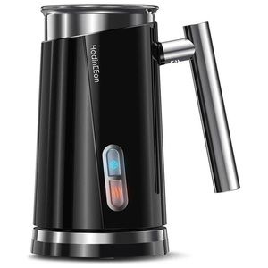 HadinEEon Milk Frother, Classic Design Milk Frother N11, 300ml/10.1oz, Black